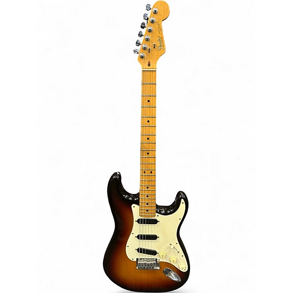 Vintage 1980s Fender STRATOCASTER Sunburst Solid Body Electric Guitar