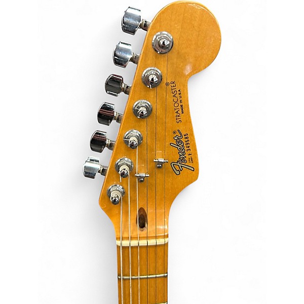 Vintage 1980s Fender STRATOCASTER Sunburst Solid Body Electric Guitar