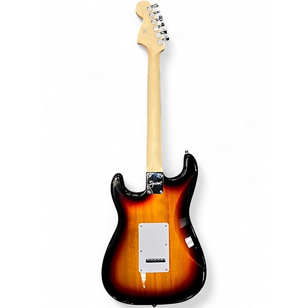 Used Squier Standard Stratocaster 3 Color Sunburst Solid Body Electric Guitar