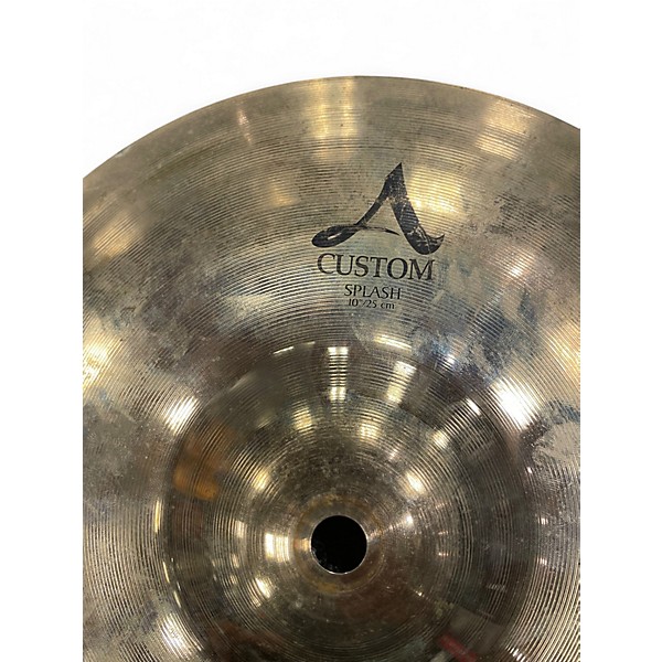 Used Zildjian 10in A Custom Splash Cymbal