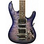 Used Ibanez S470DXQM Blue Burst Solid Body Electric Guitar