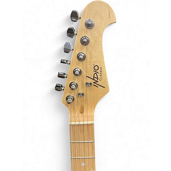 Used Indio CLASSIC Red Solid Body Electric Guitar