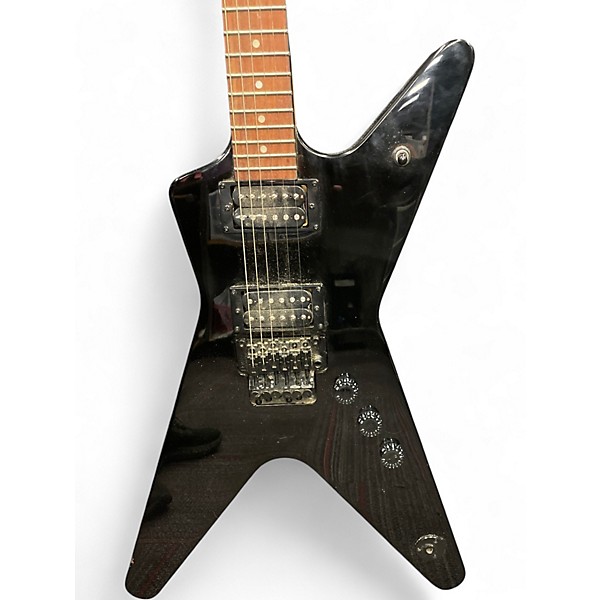 Used Dean MLX Floyd Black Solid Body Electric Guitar
