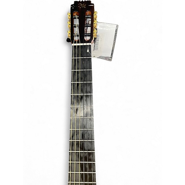 Used Modesto Malla DIEGO DEL MORAO (CRACKS ON TOP, NEEDS WORK) Natural Classical Acoustic Electric Guitar