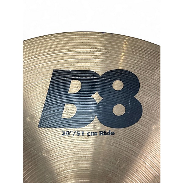 Used SABIAN 20in B8 Ride Cymbal