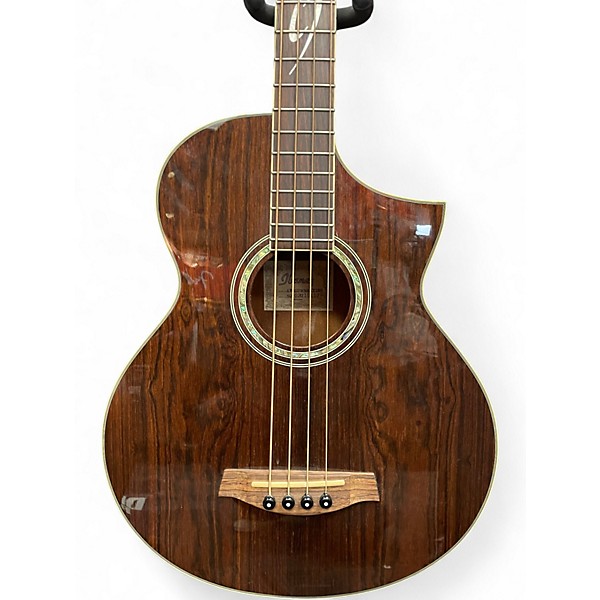 Used Ibanez EW2020WNENT Mahogany Acoustic Bass Guitar