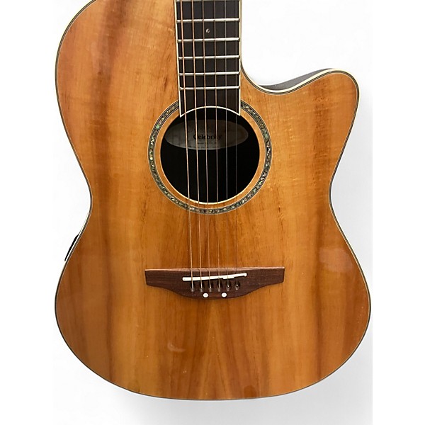 Used Ovation CC24 Celebrity Natural Acoustic Electric Guitar
