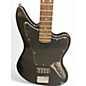 Used Squier Vintage Modified Jaguar Bass Black Electric Bass Guitar