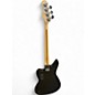 Used Squier Vintage Modified Jaguar Bass Black Electric Bass Guitar