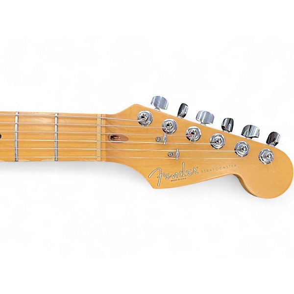 Used Fender American Standard Stratocaster pearl grey Solid Body Electric Guitar