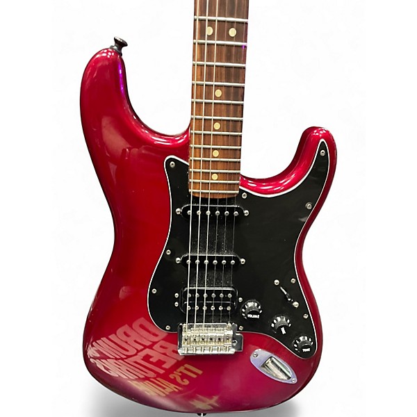 Used Fender Player Stratocaster HSS Candy Red Burst Solid Body Electric Guitar