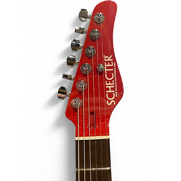 Used Schecter Guitar Research Custom Shop PT Red Solid Body Electric Guitar