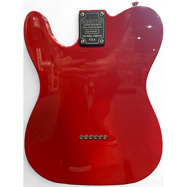 Used Schecter Guitar Research Custom Shop PT Red Solid Body Electric Guitar