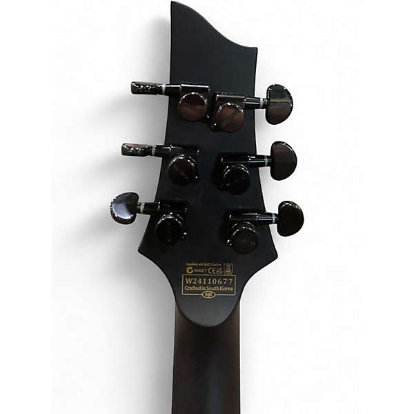 Used Schecter Guitar Research PT-6 BLACK OPS Black Solid Body Electric Guitar