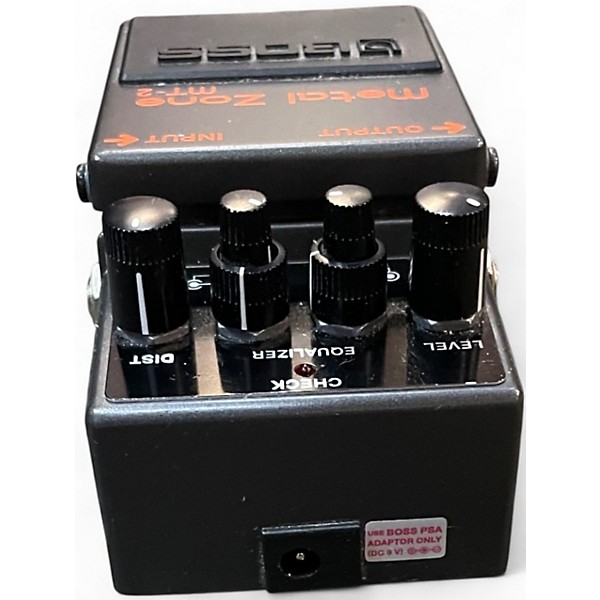 Used BOSS MT2 Metal Zone Distortion Effect Pedal