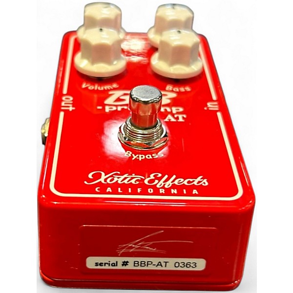 Used Xotic BB Preamp Overdrive AT Effect Pedal