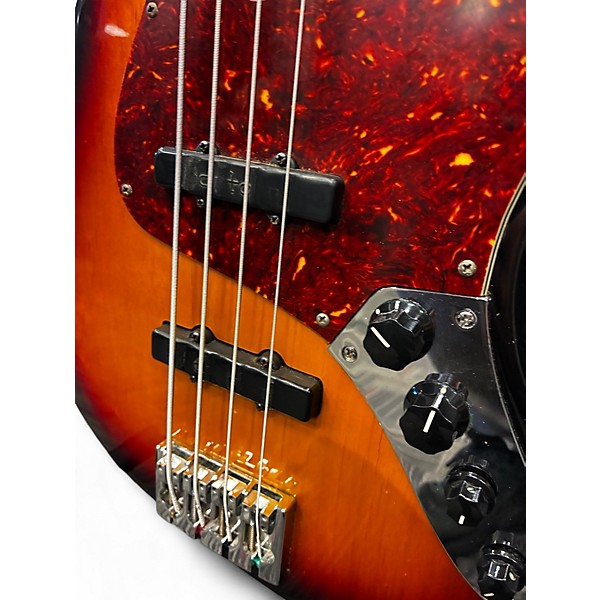 Used Modulus Guitars VJ4 3 Color Sunburst Electric Bass Guitar