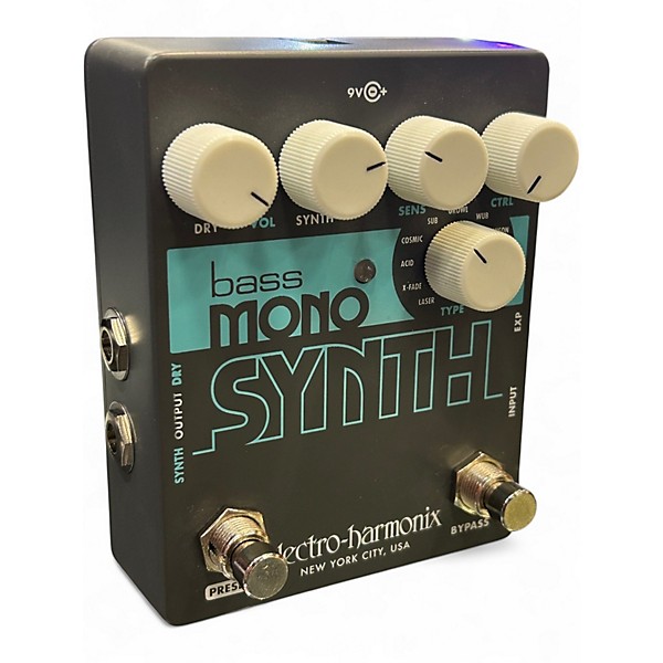 Used Electro-Harmonix Bass Mono Synth Bass Bass Effect Pedal