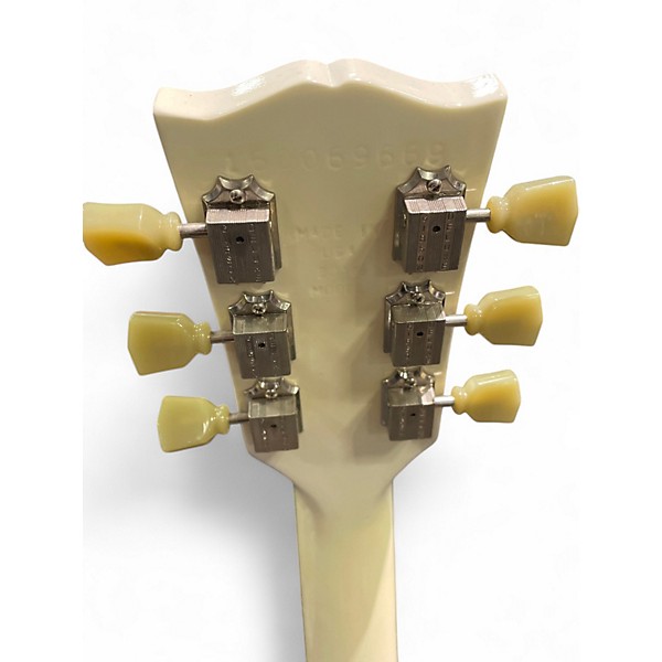 Used Gibson Les Paul Studio White Solid Body Electric Guitar