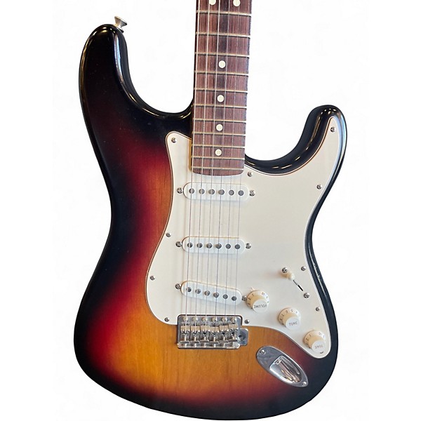 Used Fender Highway One Stratocaster 3 Color Sunburst Solid Body Electric Guitar