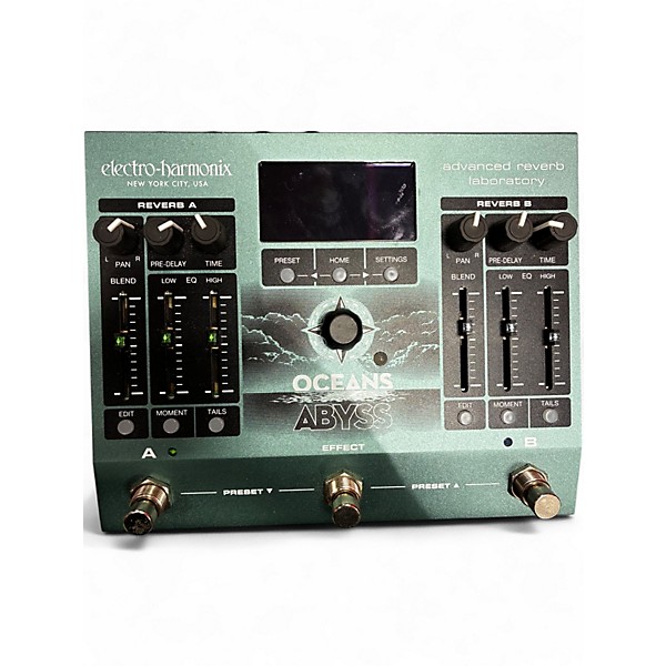 Used Electro-Harmonix OCEANS ABYSS Effect Pedal