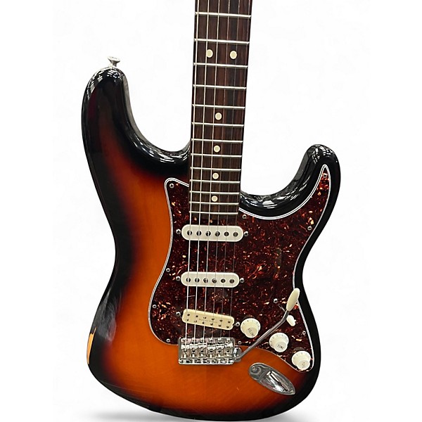 Used Fender American Special Stratocaster 3 Tone Sunburst Solid Body Electric Guitar