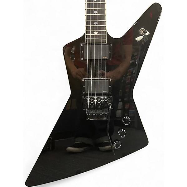 Used Dean Eric Peterson Z Floyd Black Solid Body Electric Guitar