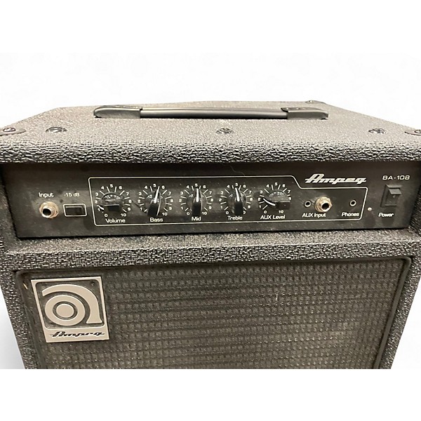 Used Ampeg BA108 25W 1X8 Bass Combo Amp