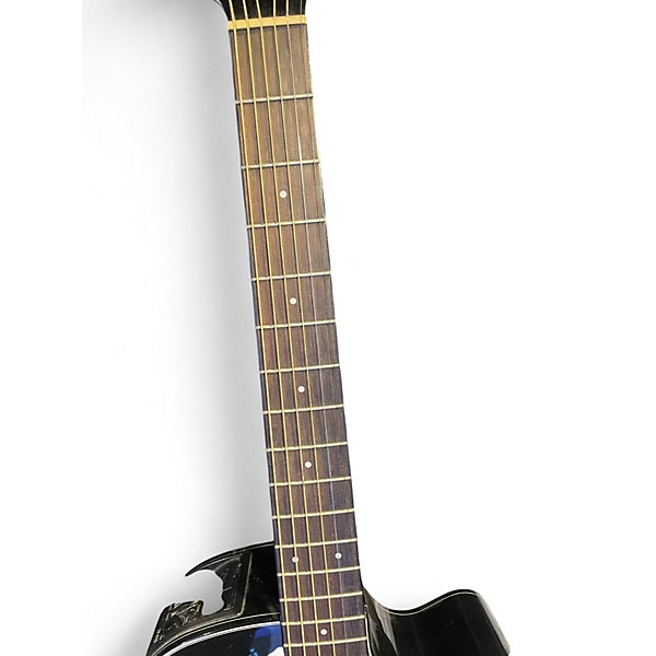 Used Takamine GF30CE Black Acoustic Guitar