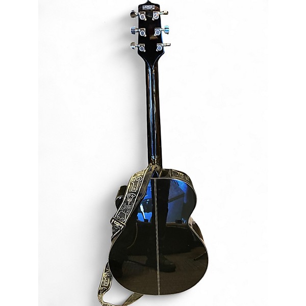 Used Takamine GF30CE Black Acoustic Guitar