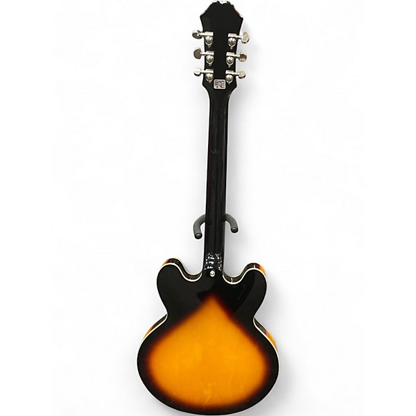 Used Epiphone Dot Vintage Sunburst Hollow Body Electric Guitar