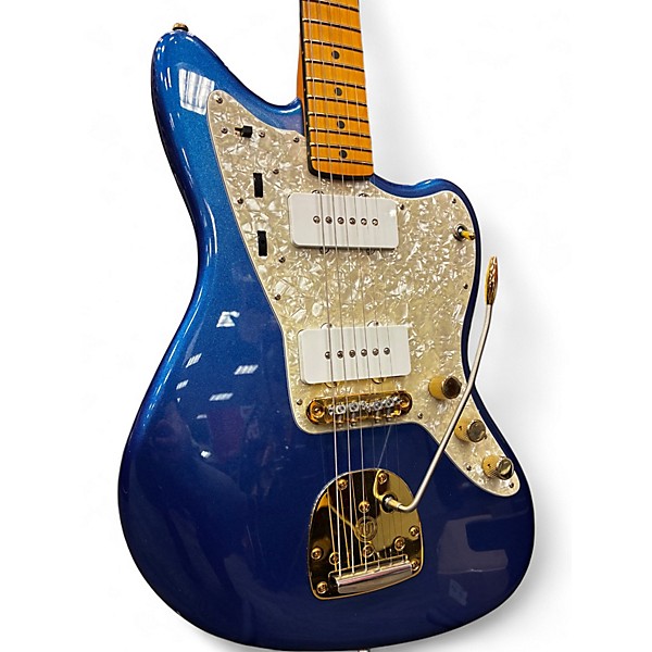 Used Fender American Ultra Jazzmaster COBRA BLUE Solid Body Electric Guitar