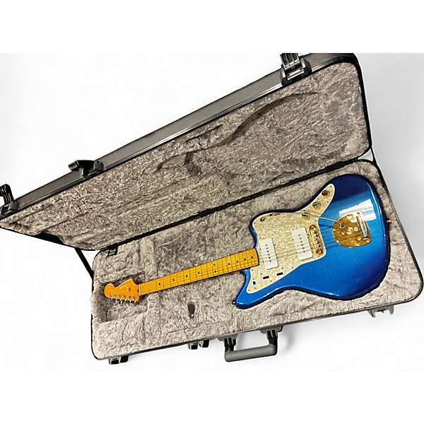 Used Fender American Ultra Jazzmaster COBRA BLUE Solid Body Electric Guitar