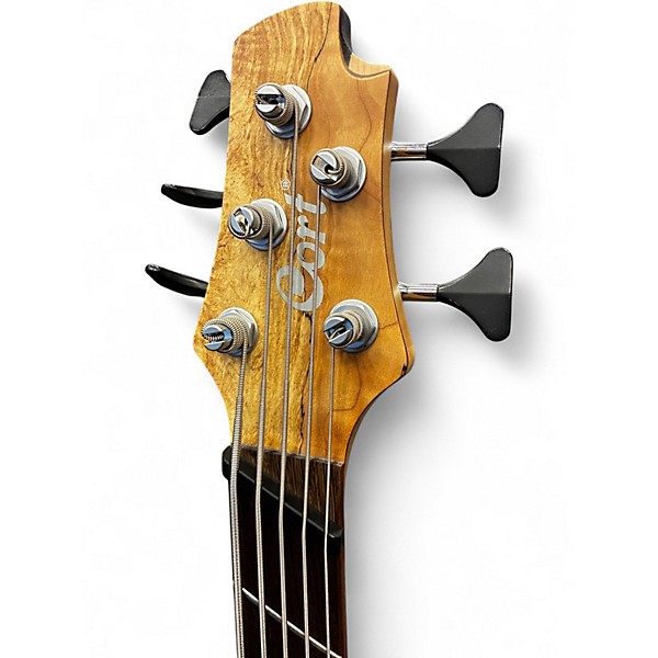 Used Cort A5 PLUS SCMS Natural Electric Bass Guitar