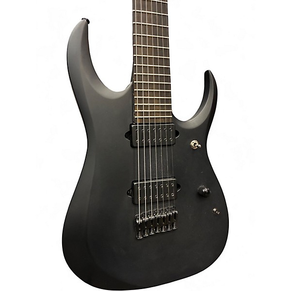 Used Ibanez RGDRB71 MATTE BLACK Solid Body Electric Guitar