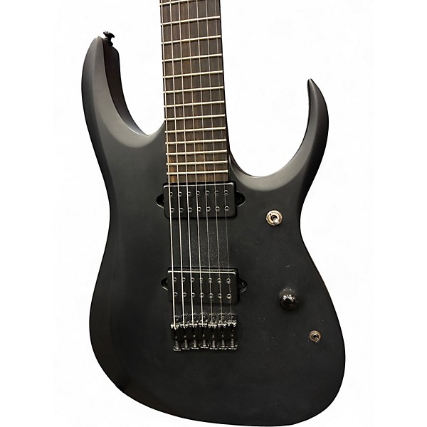 Used Ibanez RGDRB71 MATTE BLACK Solid Body Electric Guitar