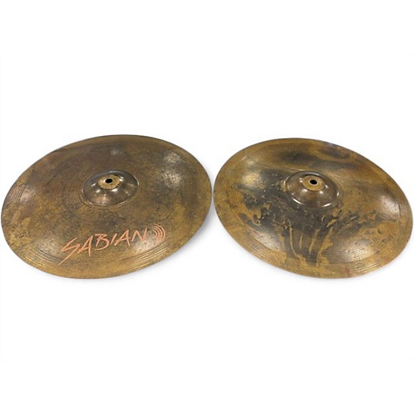 Used SABIAN 15in XSR Monarch Hi Hat Set Cymbal