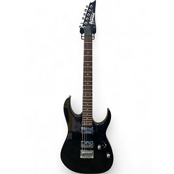 Used Ibanez GRG121SP GIO Metallic Black Solid Body Electric Guitar
