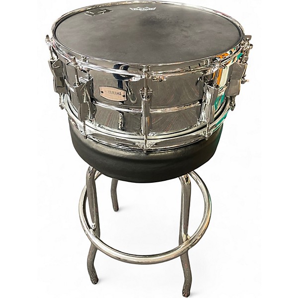 Used Yamaha 14in SSS-1465 Metallic Silver Drum