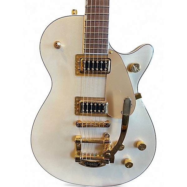 Used 2024 Gretsch Guitars Electromatic Pristine Jet Single-Cut White Gold Solid Body Electric Guitar