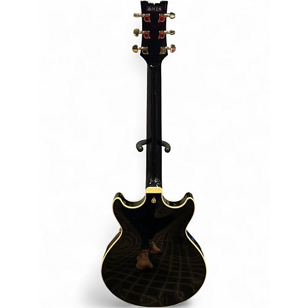 Used Ibanez AMH90 Black Hollow Body Electric Guitar