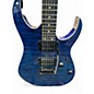 Used Ibanez GRG120 Quilted blue Solid Body Electric Guitar