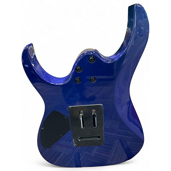 Used Ibanez GRG120 Quilted blue Solid Body Electric Guitar
