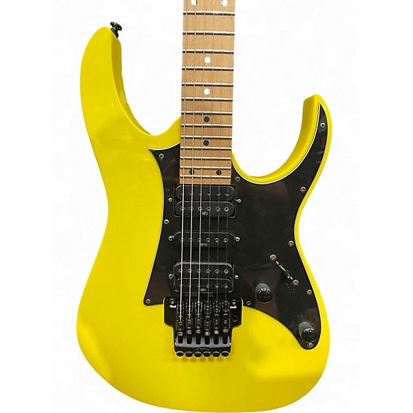 Used Ibanez RG350DX RG Series Yellow Solid Body Electric Guitar
