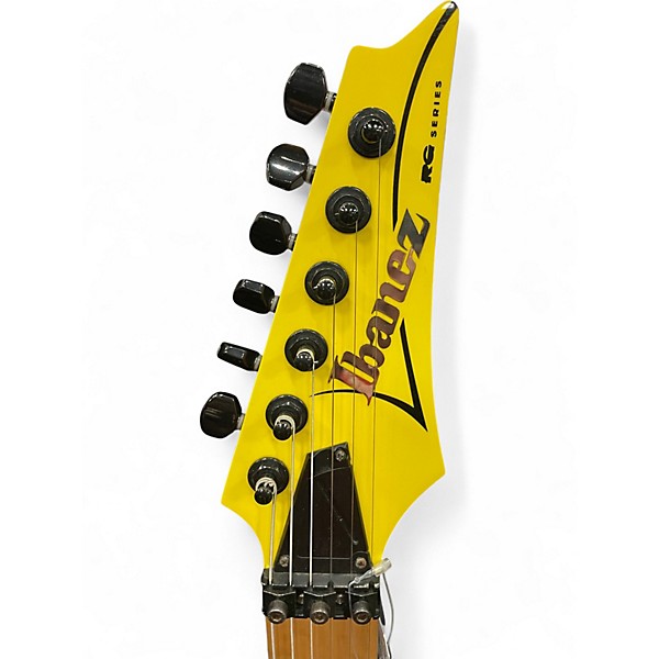 Used Ibanez RG350DX RG Series Yellow Solid Body Electric Guitar