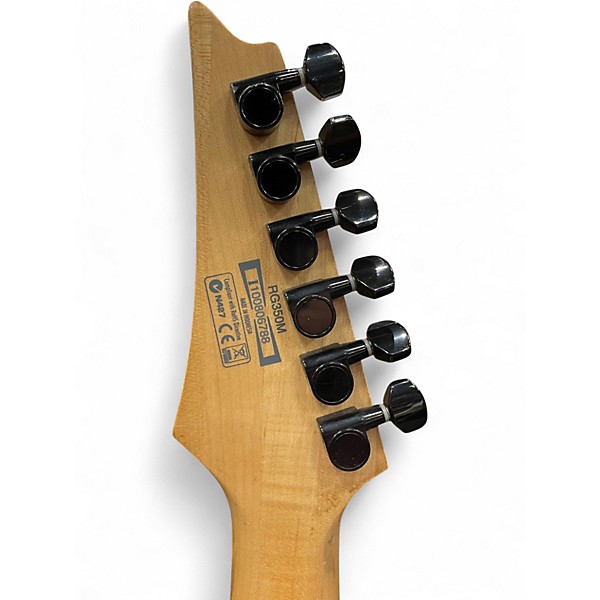 Used Ibanez RG350DX RG Series Yellow Solid Body Electric Guitar