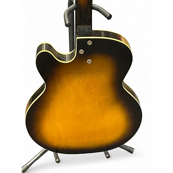 Used Harmony ROCKET Vintage Sunburst Hollow Body Electric Guitar