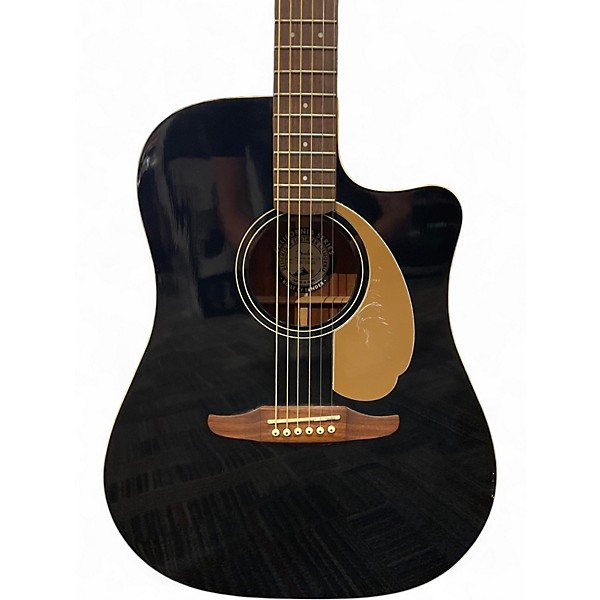 Used Fender Redondo Black Acoustic Electric Guitar