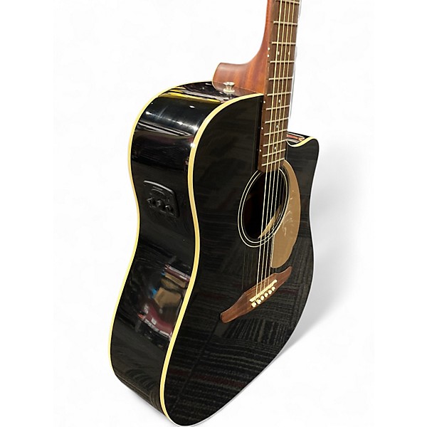 Used Fender Redondo Black Acoustic Electric Guitar