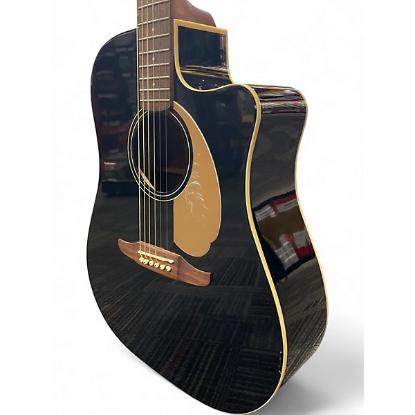 Used Fender Redondo Black Acoustic Electric Guitar